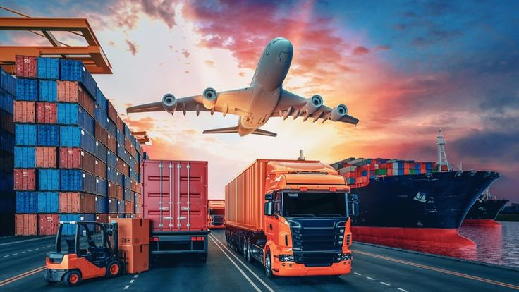 Professionals reviewing business and logistics documentation